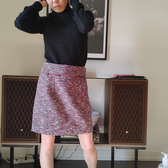 LOFT Tweed Skirt - Picture 1 of 4